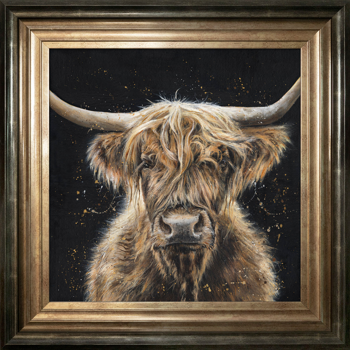 Archie - highland cow framed print by Bree Merryn