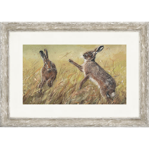 Boxing Day - hare framed print by Bree Merryn