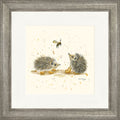 Broom, Bob and Buzz - hedgehog framed print by Bree Merryn