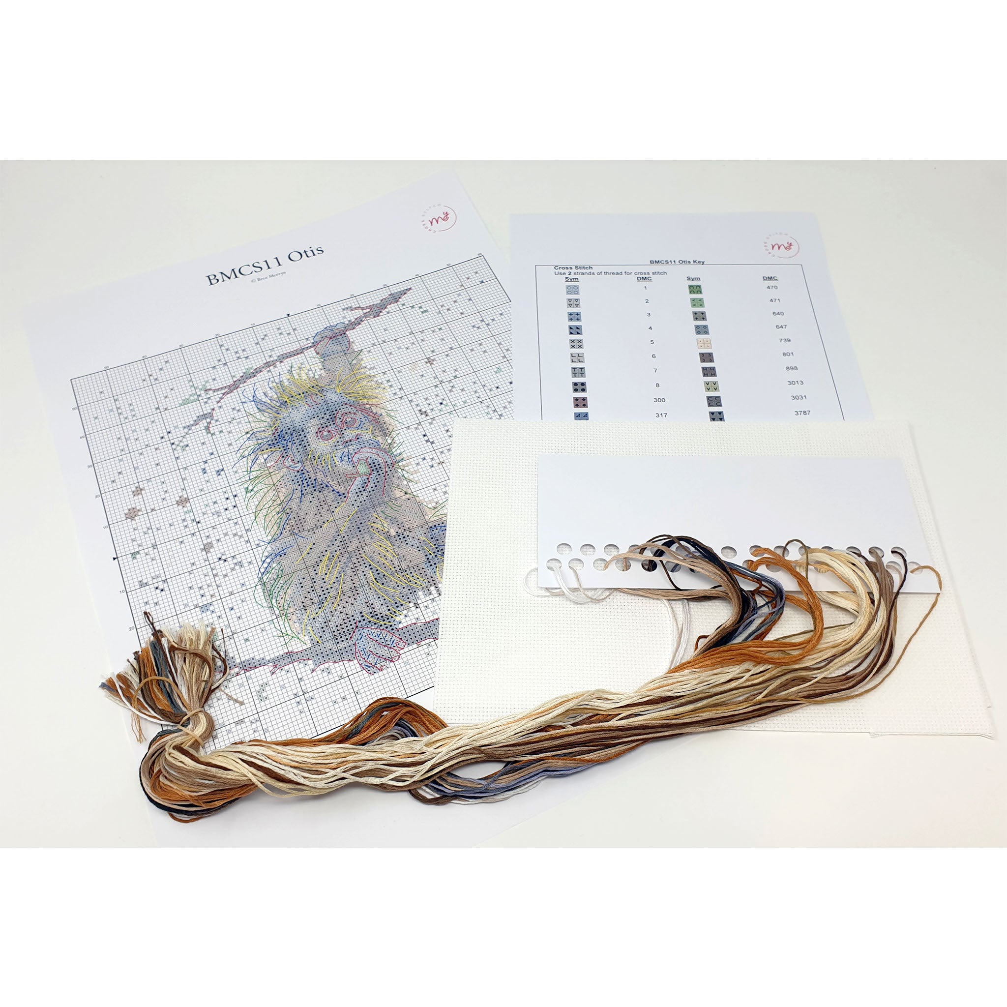 Yeesam Art Kreuzstich-Kit 'Orang-Utan' – 14 Count, 32x29 Cm, Mit Leinwand, Garn & Nadeln, Für Fortgeschrittene