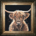 Rusty - highland cow framed print by Bree Merryn