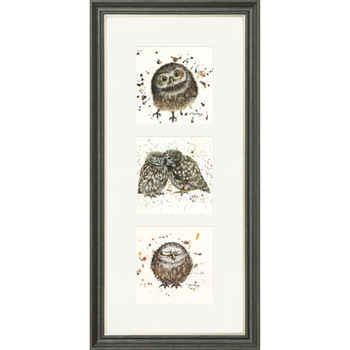 The Hooters triptych framed print by Bree Merryn, view 2